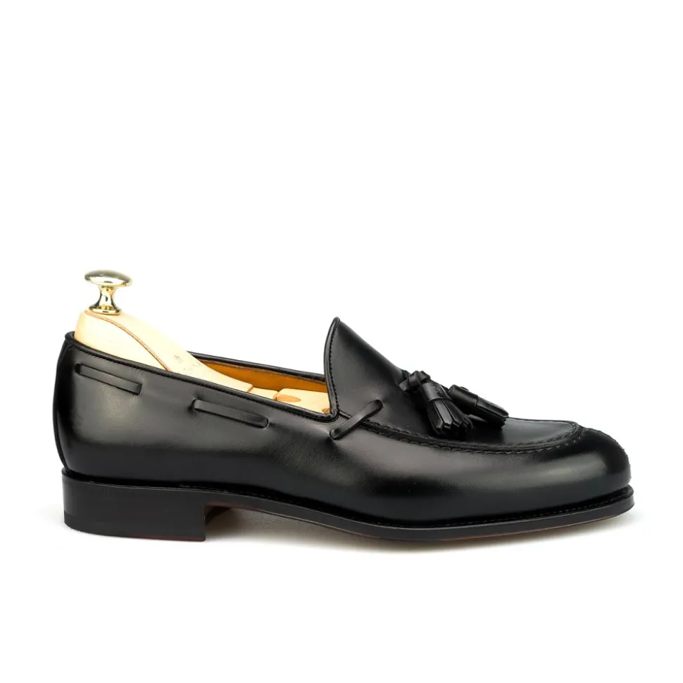 Tassel Loafers|Carmina DRESS LOAFERS 734 FOREST BLACK
