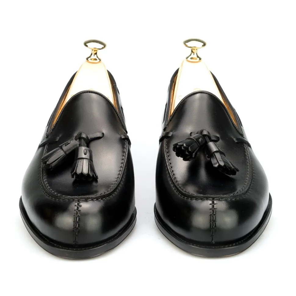 Tassel Loafers|Carmina DRESS LOAFERS 734 FOREST BLACK