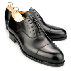 Cap Toe Oxfords|Carmina DRESS OXFORDS 732 FOREST BLACK
