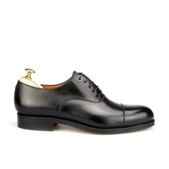 Cap Toe Oxfords|Carmina DRESS OXFORDS 732 FOREST BLACK