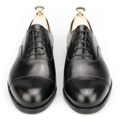Cap Toe Oxfords|Carmina DRESS OXFORDS 732 FOREST BLACK
