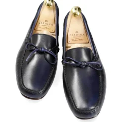 Driving Loafers|Carmina DRIVING LOAFERS 80802 MARIVENT NATURAL(NAVYFINISH)