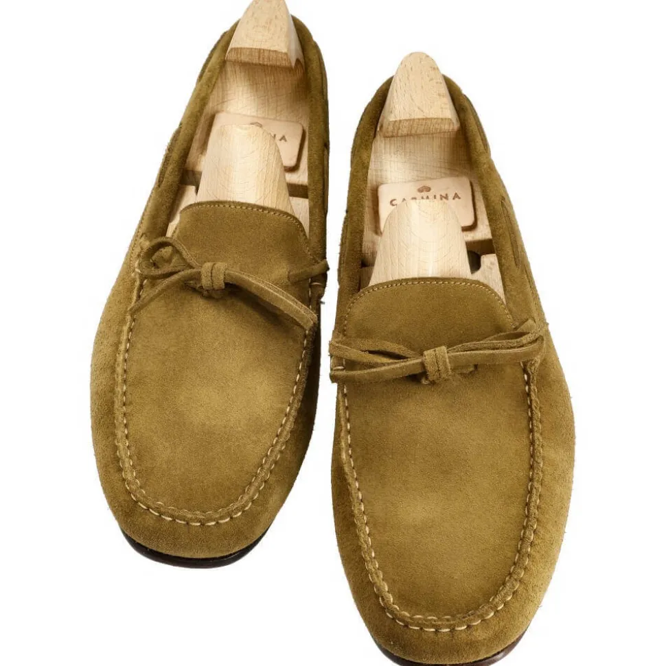 Driving Loafers|Carmina DRIVING LOAFERS 80802 MARIVENT CAPERGREEN