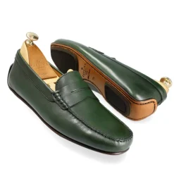 Driving Loafers|Carmina DRIVING LOAFERS 80852 MARIVENT GREEN