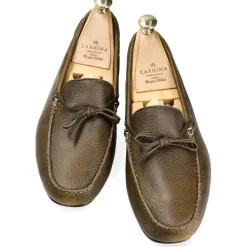 Driving Loafers|Carmina DRIVING LOAFERS LIMITED EDITION 80815 MARIVENT OLIVE