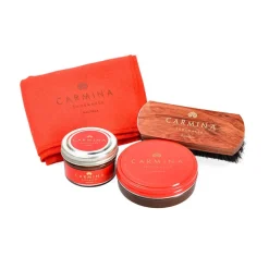 Quality Shoe Care|Quality Shoe Care|Carmina ESSENTIAL SHOE CARE KIT VEGANO BROWN