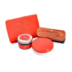 Quality Shoe Care|Quality Shoe Care|Carmina ESSENTIAL SHOE CARE KIT CORDOVAN NAVY