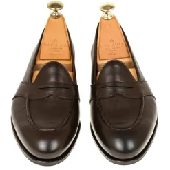 Penny Loafers|Carmina FULL STRAP PENNY LOAFERS 1861 DRAC BROWN