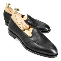 Penny Loafers|Carmina FULL STRAP PENNY LOAFERS 1861 DRAC BLACK