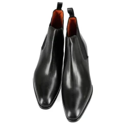 High Heel Boots|High Heel Boots|Carmina HIGH HEEL CHELSEA BOOTS 1490 LLUC BLACK