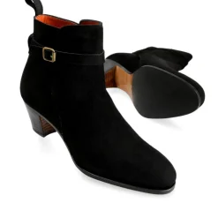 High Heel Boots|High Heel Boots|Carmina HIGH HEEL JODPHUR BOOTS 1500 BLACK