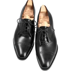 Cap-Toe Oxford|Carmina HIGH HEEL OXFORD 1482 LLUCH BLACK