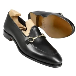 Horsebit Loafers|Carmina HORSEBIT LOAFERS 80643 UETAM BLACK