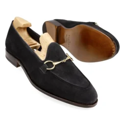 Horsebit Loafers|Carmina HORSEBIT LOAFERS 80643 UETAM NAVY