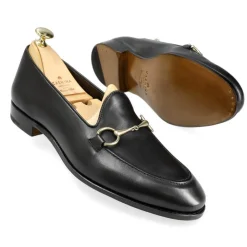 Horsebit Loafers|Carmina HORSEBIT LOAFERS 80643 UETAM BLACK