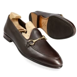Horsebit Loafers|Carmina HORSEBIT LOAFERS 80670 UETAM EE BROWN