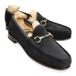 Horsebit Loafers|Carmina HORSEBIT LOAFERS 80746 XIM NAVY