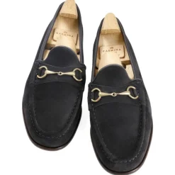 Horsebit Loafers|Carmina HORSEBIT LOAFERS 80746 XIM NAVY