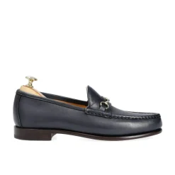 Horsebit Loafers|Carmina HORSEBIT LOAFERS 80746 XIM NAVY