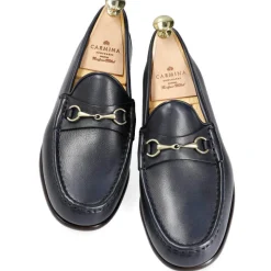 Horsebit Loafers|Carmina HORSEBIT LOAFERS 80746 XIM NAVY