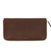 Wallet For Women|Carmina LARGE WALLET FOR WOMEN BROWN