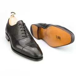 Lizard Shoes|Cap Toe Oxfords|Carmina LIZARD CAP TOE OXFORDS 80197 SIMPSON