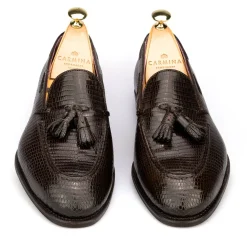 Lizard Shoes|Tassel Loafers|Carmina LIZARD TASSEL LOAFER 80215 UETAM