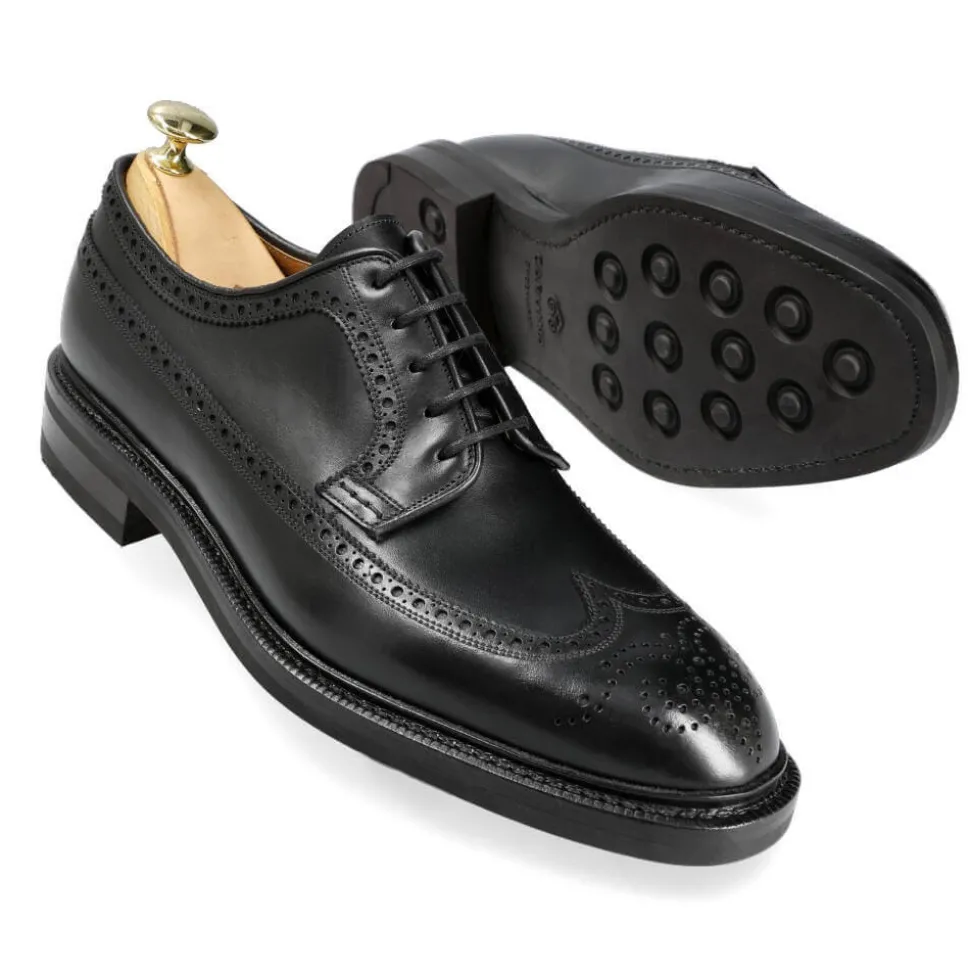 Longwing Derby|Carmina LONGWING DERBY SHOES 532 DETROIT BLACK
