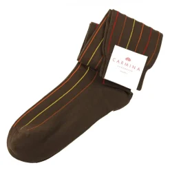 Socks|Carmina MEN'S LONG SOCKS IN BROWN