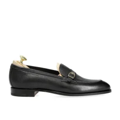 Single Monk Strap Shoes|Carmina MONK STRAP LOAFERS 80942 SINEU BLACK