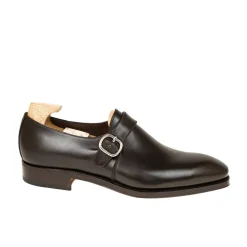 Single Monk Strap Shoes|Carmina MONK STRAP SHOES 80156 RAIN BROWN