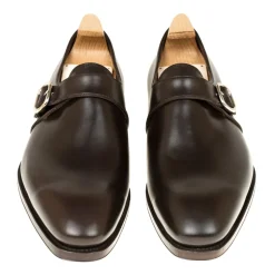 Single Monk Strap Shoes|Carmina MONK STRAP SHOES 80156 RAIN BROWN