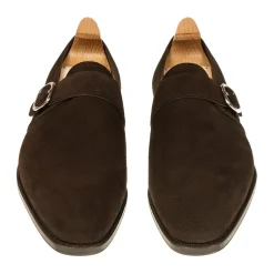 Single Monk Strap Shoes|Carmina MONK STRAP SHOES 80156 RAIN BROWN