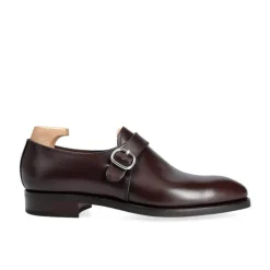 Single Monk Strap Shoes|Carmina MONK STRAP SHOES 80156 RAIN BROWN