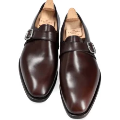 Single Monk Strap Shoes|Carmina MONK STRAP SHOES 80156 RAIN BROWN