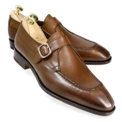 Single Monk Strap Shoes|Carmina MONK STRAPS 80180 SIMPSON BROWN