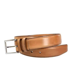 Men's Belts|Carmina CORDOVAN BELT NATURAL