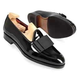 String Loafers|Carmina OPERA PUMPS 1921 DRAC BLACK