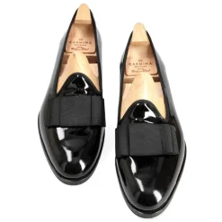String Loafers|Carmina OPERA PUMPS 1921 DRAC BLACK