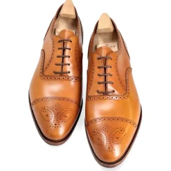 Cap Toe Oxfords|Carmina OXFORD SHOES 80251 INCA TANNED