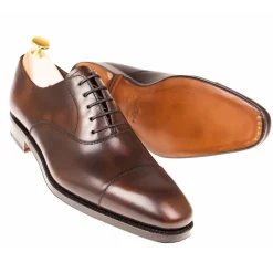 Cap Toe Oxfords|Carmina OXFORD SHOES 80386 RAIN BROWN