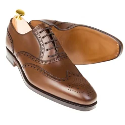 Wingtip Oxfords|Carmina OXFORD SHOES 922 RAIN BROWN