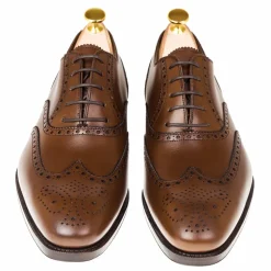 Wingtip Oxfords|Carmina OXFORD SHOES 922 RAIN BROWN