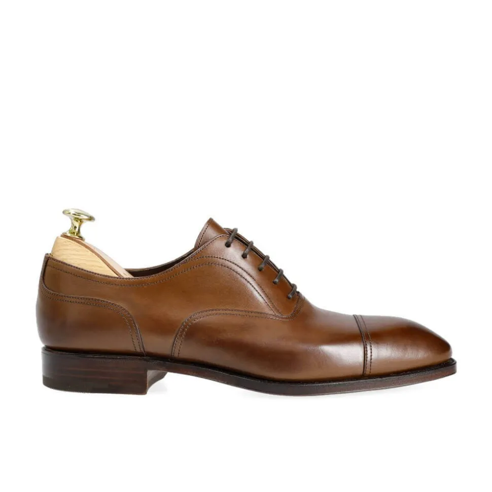 Cap Toe Oxfords|Carmina OXFORD SHOES 80286 SIMPSON BROWN
