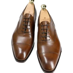 Cap Toe Oxfords|Carmina OXFORD SHOES 80286 SIMPSON BROWN