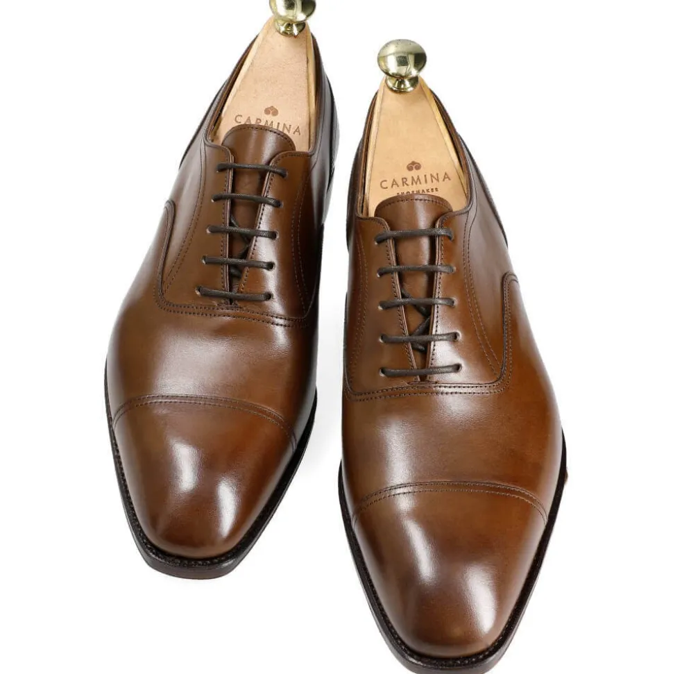 Cap Toe Oxfords|Carmina OXFORD SHOES 80286 SIMPSON BROWN