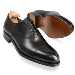 Cap Toe Oxfords|Carmina OXFORDS 732 FOREST EEE BLACK