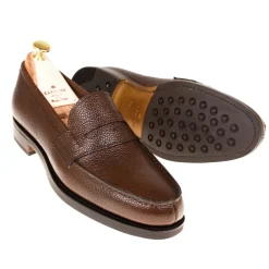 Penny Loafers|Carmina PENNY LOAFERS 80578 GENOVA BROWN