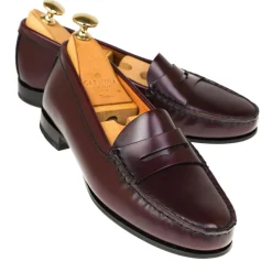 Penny Loafers|Carmina PENNY LOAFERS 1465 LUZ BURGUNDY
