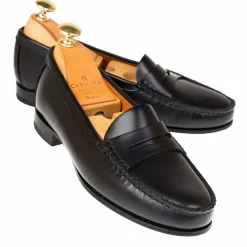 Penny Loafers|Carmina PENNY LOAFERS 1465 LUZ BLACK